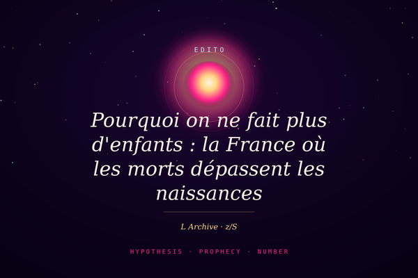 Pourquoi on ne fait plus d'enfants : la France où les morts dépassent les naissances