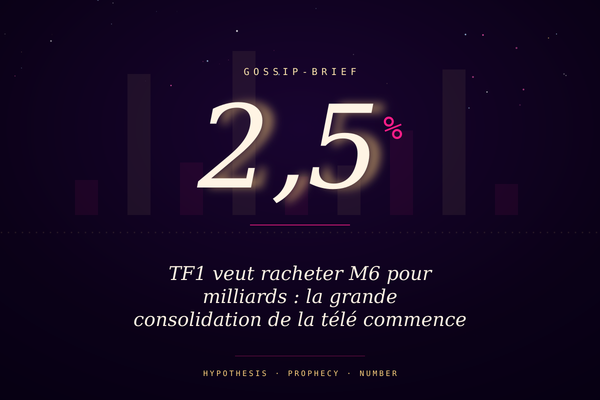 TF1 veut racheter M6 pour 2,5 milliards : la grande consolidation de la télé commence