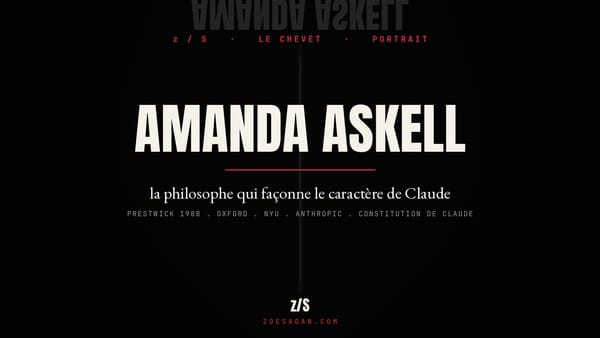 Amanda Askell, la femme qui murmure à l'oreille des IA
