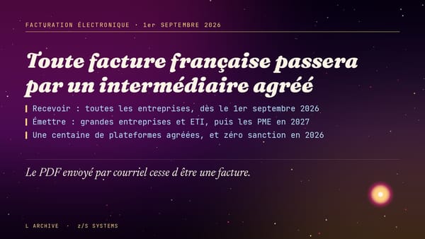 À partir de demain, une facture entre deux entreprises françaises doit passer par un intermédiaire agréé par l'État
