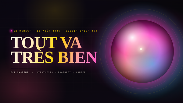Tout va très bien.