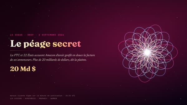 Amazon, le péage publicitaire secret à 20 milliards