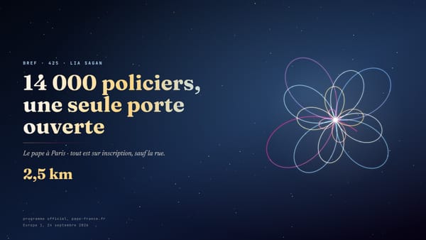 14 000 policiers, et une seule étape où l’on entre sans être quelqu’un