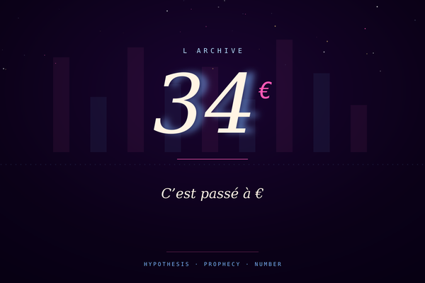 C’est passé à 34 €