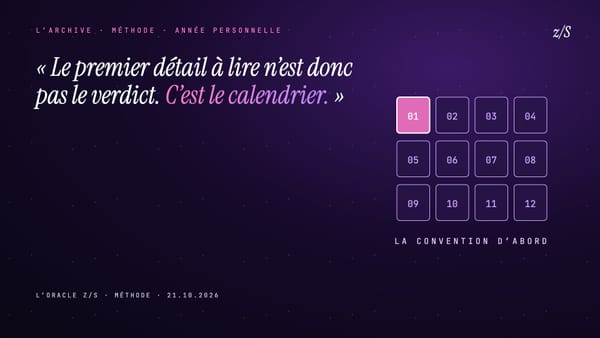 Année personnelle : annoncer la convention