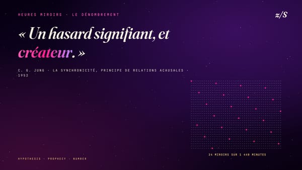 Pourquoi je vois des heures miroirs · le dénombrement que personne ne fait