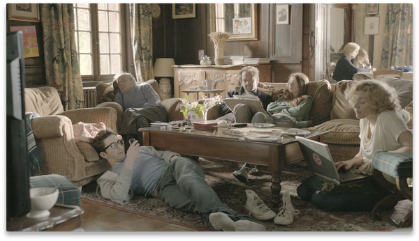 La famille en haut débit