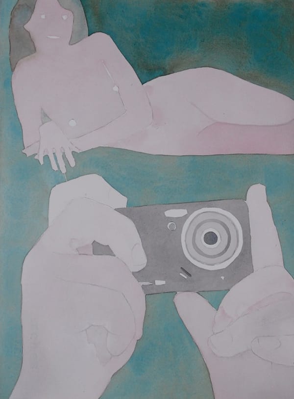 Internet, sexe et exhibition en aquarelle