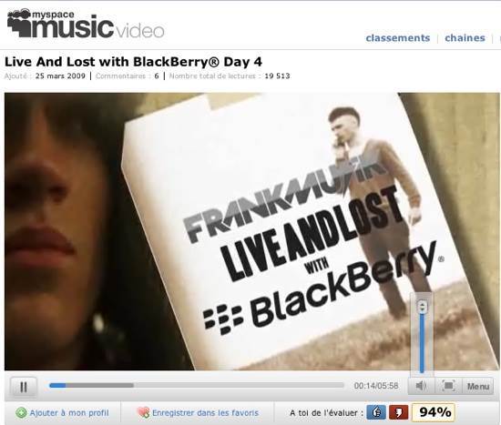 Myspace contre attaque