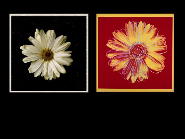 Miley Cyrus “artist” [flower] VS Andy Warhol “artist” [flower]