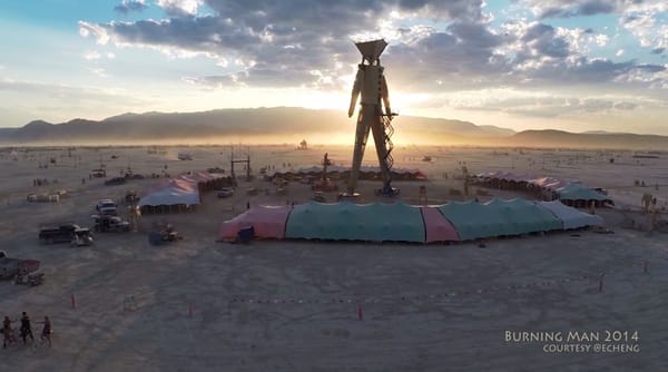 Burning Man 2014 : la démesure vue d’en haut