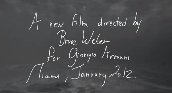 Focus sur le dernier court-métrage de Bruce Weber