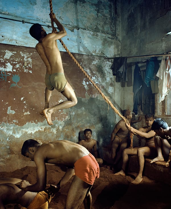 The Dancer and The Hunter, from the series The Fourth Wall (2012)  © Max Pinckers