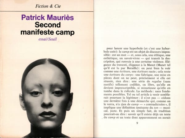 Patrick Mauriès : Second Manifeste Camp