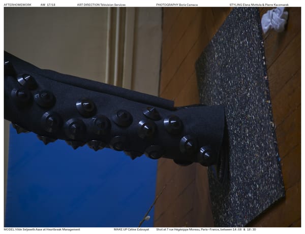 AFTERHOMEWORK(PARIS) : la jeune marque qui sera l’avenir de la mode