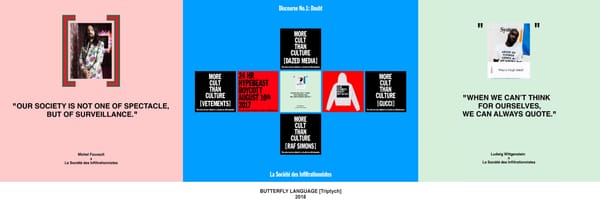 BUTTERFLY LANGUAGE [Triptych] 2018