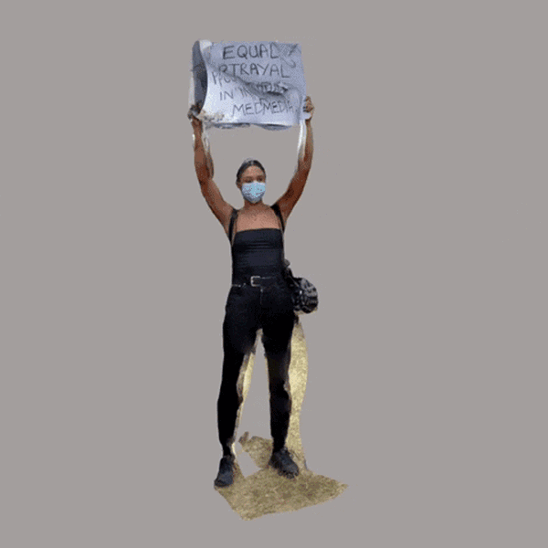 Débora Silva scanne en 3D les manifestants de Black Lives Matter « pour immortaliser ce moment historique »
