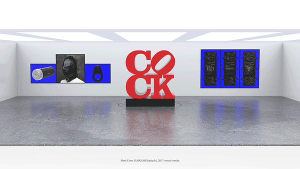 Mark Even DUMDUM [triptych], 2017 mixed media