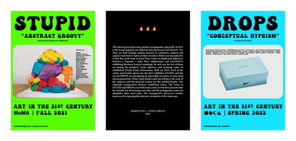 NOVACENE No.1 Triptych 2021 [MARK EVEN x STEVE OKLYN]