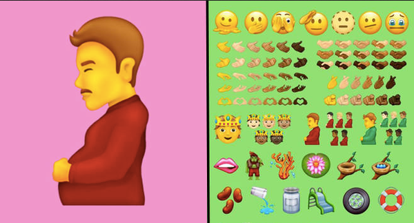 Nouvel emoji Woke « homme enceint » pour les hommes trans qui vivent des grossesses