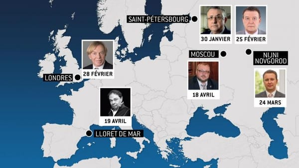 6 oligarques russes et leurs proches retrouvés morts : ce que l’on sait sur ces étranges affaires