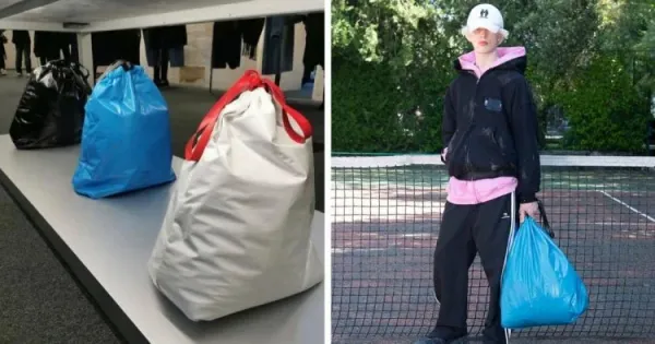 Balenciaga vend un sac poubelle à 1.400€ en hommage au peuple ukrainien