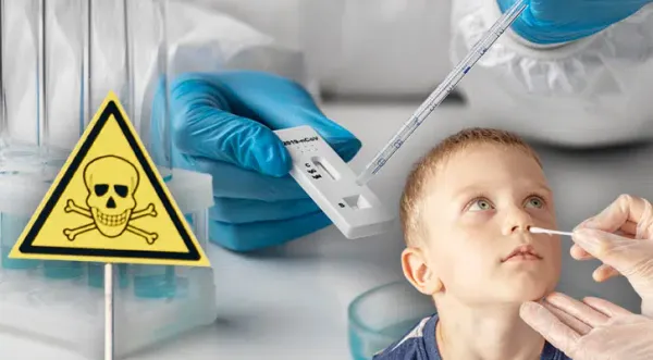 Test interdit par le gouvernement allemand : Liquide toxique dans les tests Covid à l’école