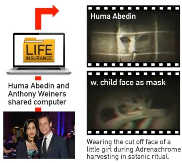 frazzledrip publication sur twitter