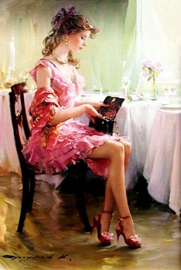 Peintures Konstantin Razumov : Impressionnisme Glamour Peinture Konstantin Razumov 10 - Peintures Konstantin Razumov : Impressionnisme Glamour - Art