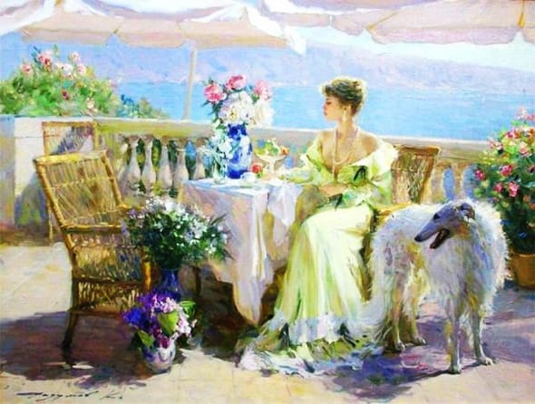 Peintures Konstantin Razumov : Impressionnisme Glamour Peinture Konstantin Razumov 3 - Peintures Konstantin Razumov : Impressionnisme Glamour - Art