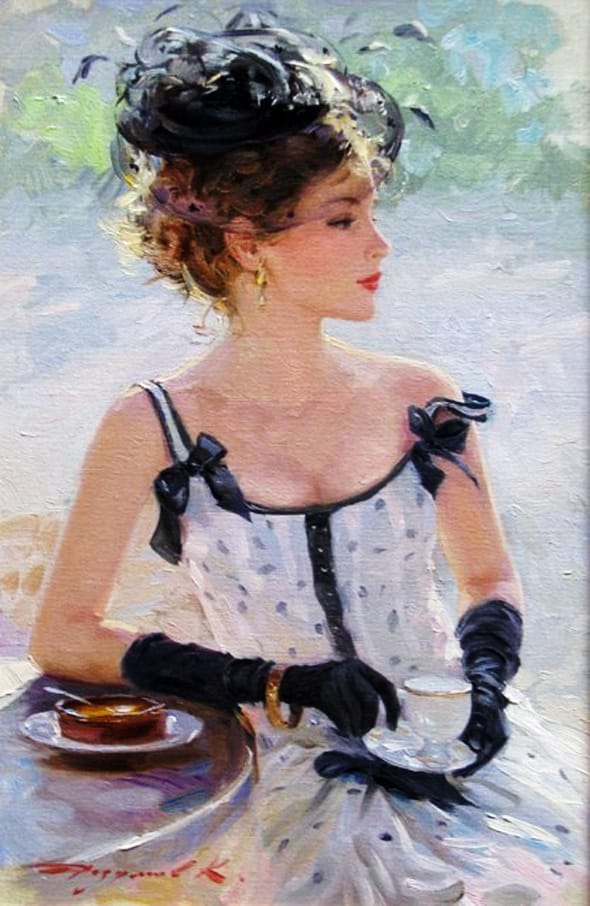 Peintures Konstantin Razumov : Impressionnisme Glamour Peinture Konstantin Razumov 8 - Peintures Konstantin Razumov : Impressionnisme Glamour - Art