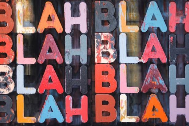 Blah Blah Blah, Mel Bochner, 2009 