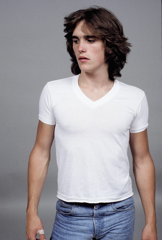 1980 Matt Dillion photo session in Brad Elterman's living room.