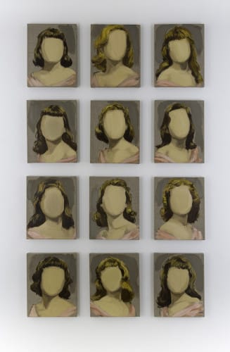 Class-of-1947-prom-12-paintings-each-25x20cm-oil-on-linen-2012