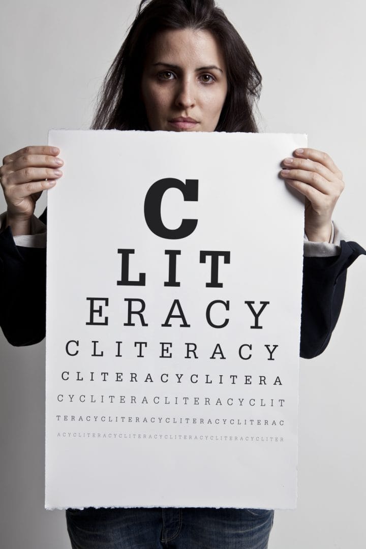 Cliteracy Eye Chart