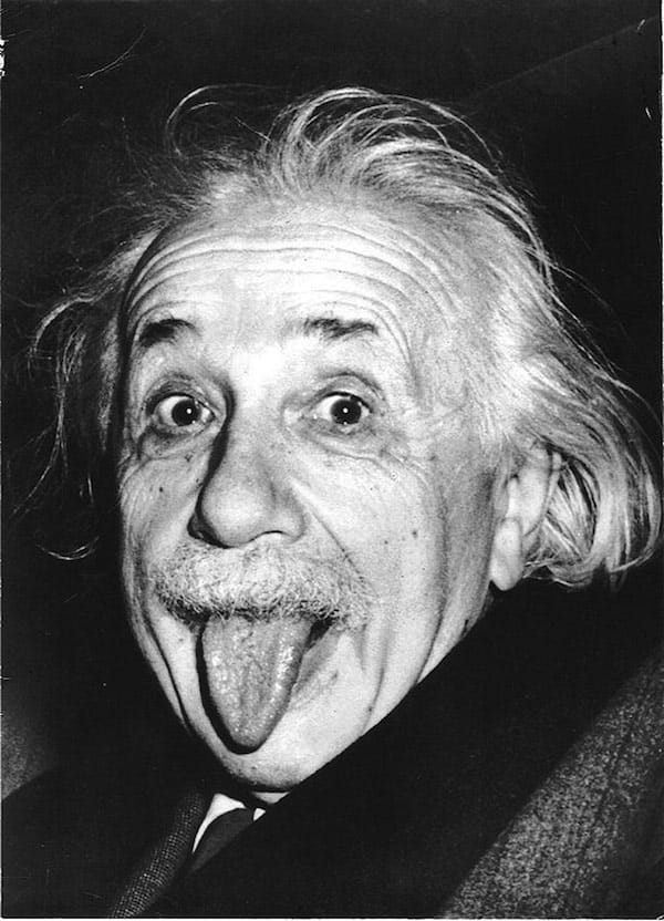 Albert Einstein by Arthur Sasse, 1951