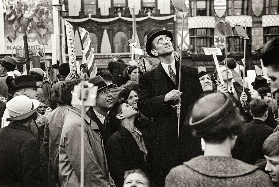 Henri Cartier Bresson Couronnement de George VI, Londres, Angleterre, 12 mai 1937