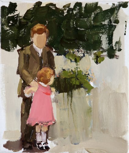 pink-dress-35x30cm-oil-on-linen-2009-