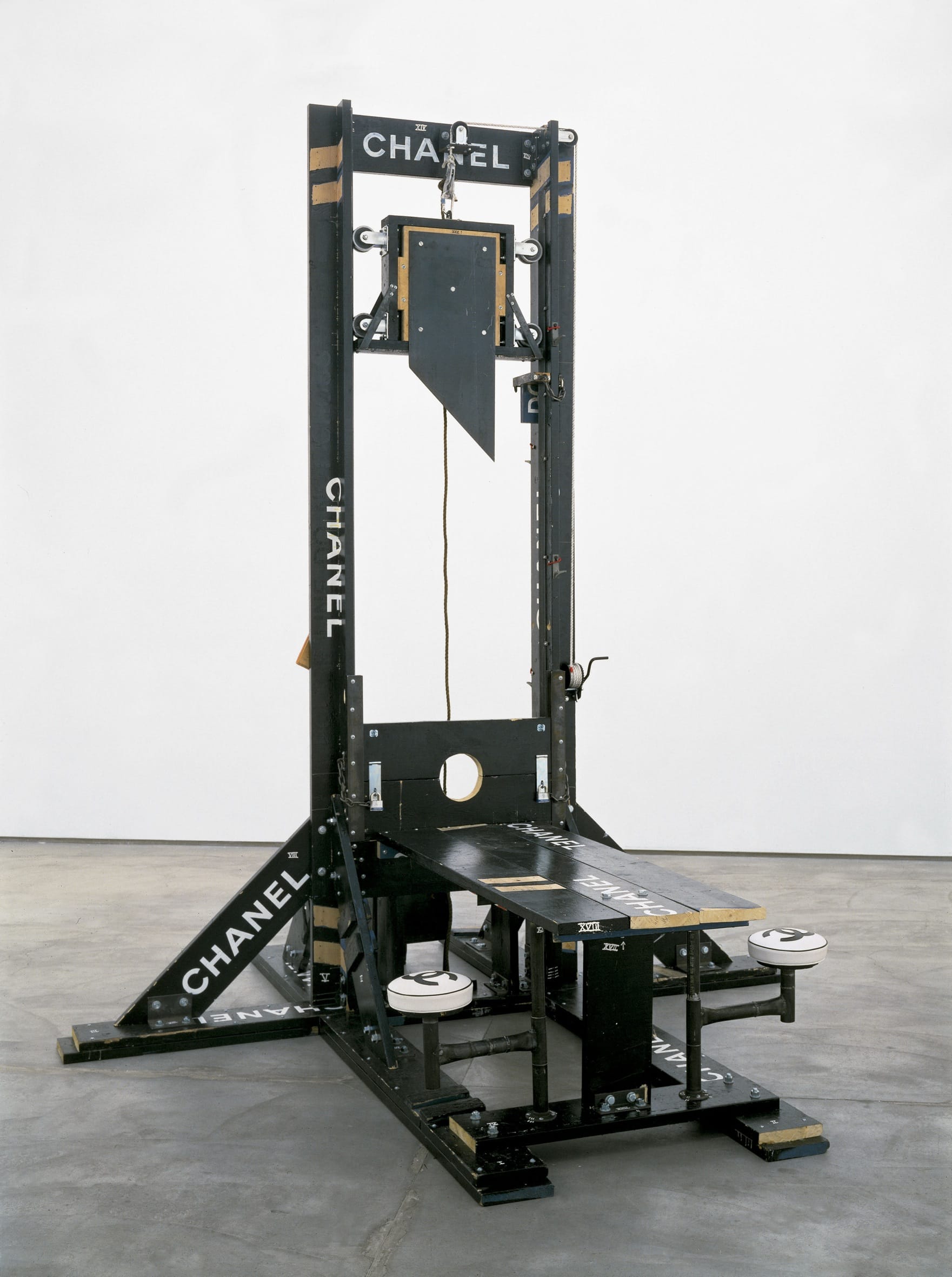 Tom-Sachs-Chanel-Guillotine-Breakfast-Nook-1998-mixed-media