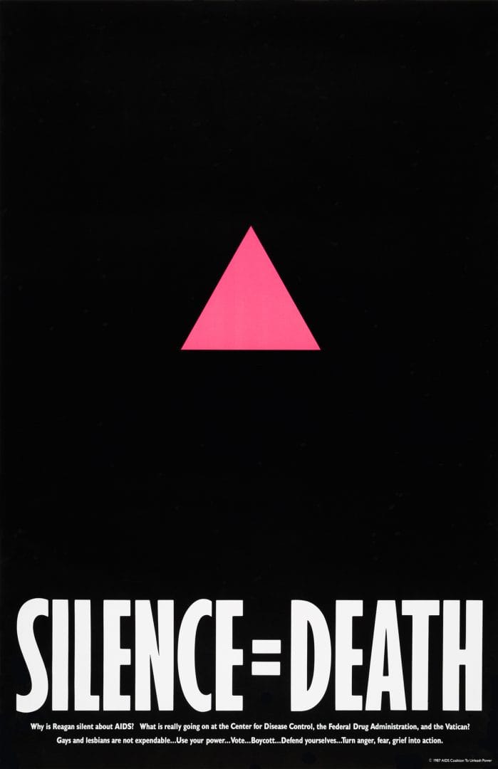 Silence=Death Project, Silence = Death, 1987.