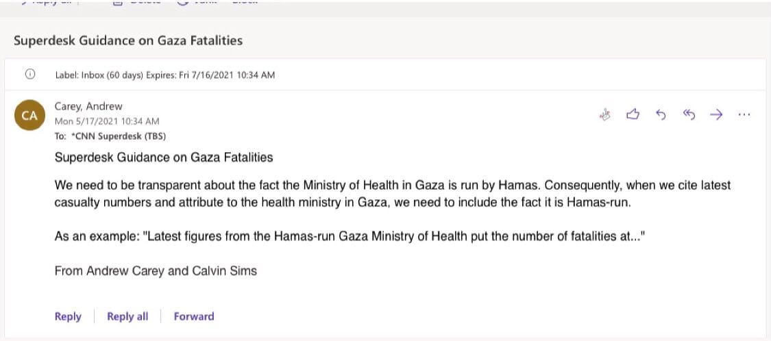 Carey a divulgué un mémo