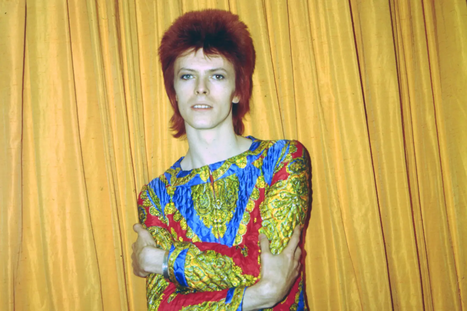 David Bowie dans le rôle de Ziggy Stardust en 1973.