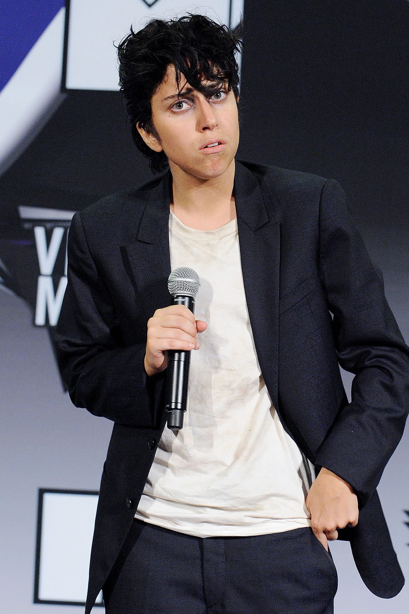 Lady Gaga dans le rôle de Jo Calderone aux MTV Video Music Awards 2011.